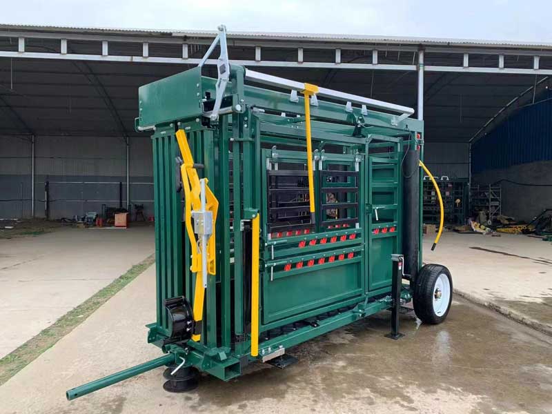 Cattle farming made easy with the BM Cattlescale squeeze chute